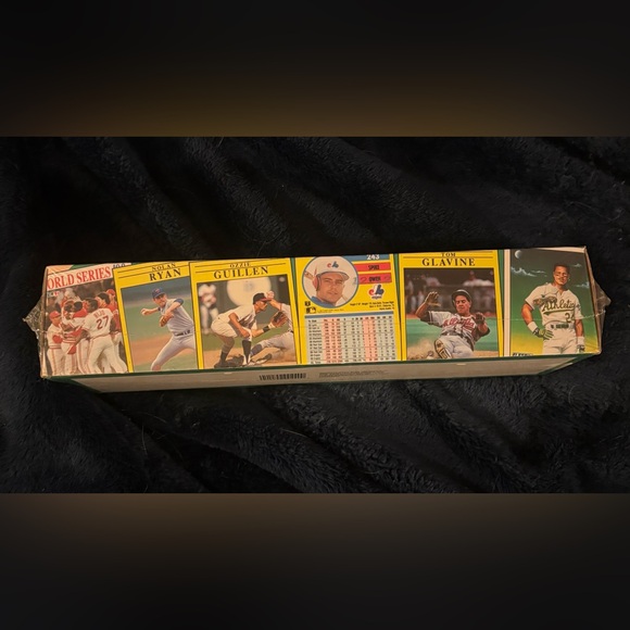 Baseball Trading Cards Box - Green and Yellow - Picture 2 of 2